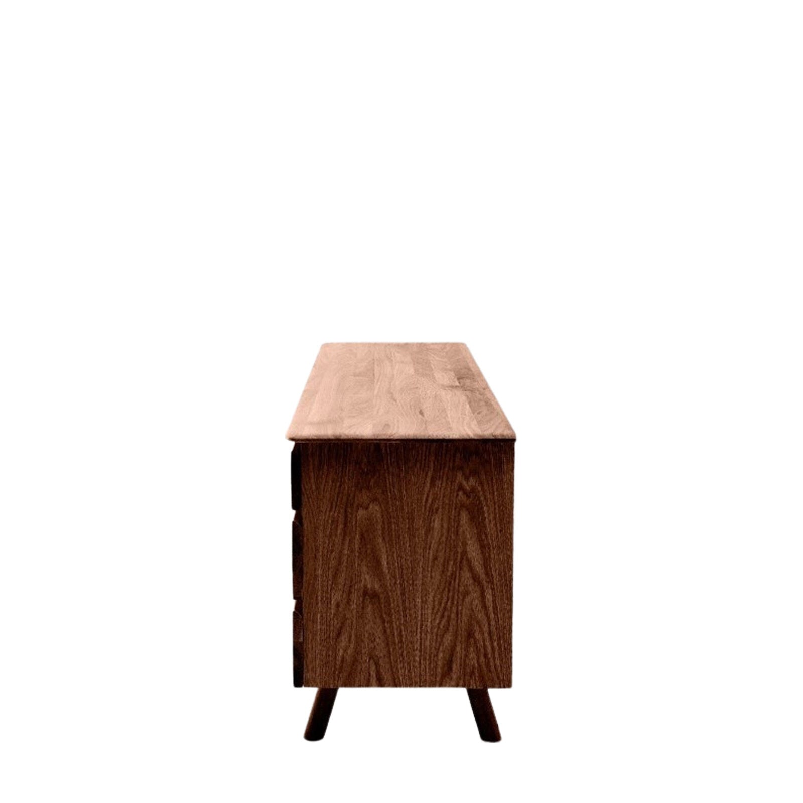 Cadiz sideboard with 2 doors and 3 drawers in solid walnut | malletandplane.com