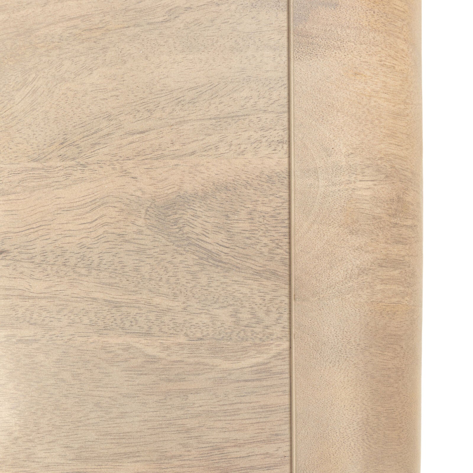 COLONNA mango 3 drawer chest of drawers with fluted details and brass hardware | malletandplane.com