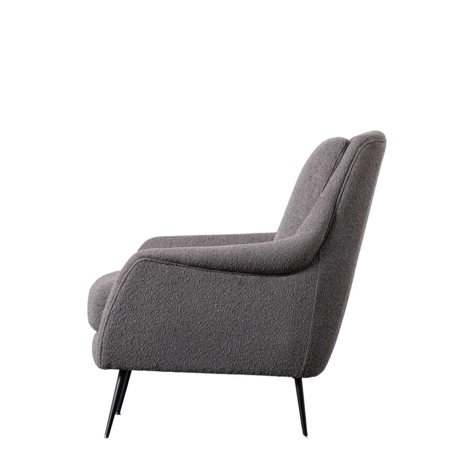 FRITH grey retro armchair | MalletandPlane.com