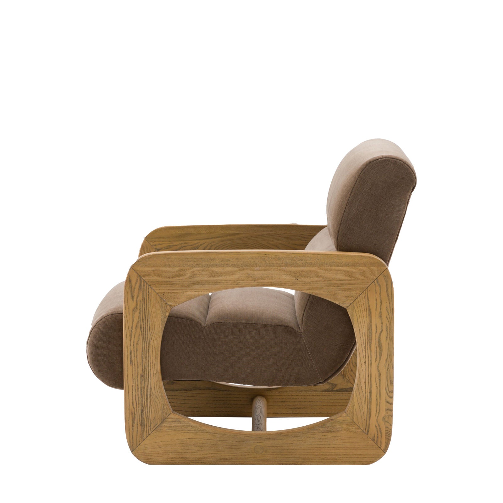Marco Armchair in Verona Sepia Fabric | Bedroom & Reading Chair