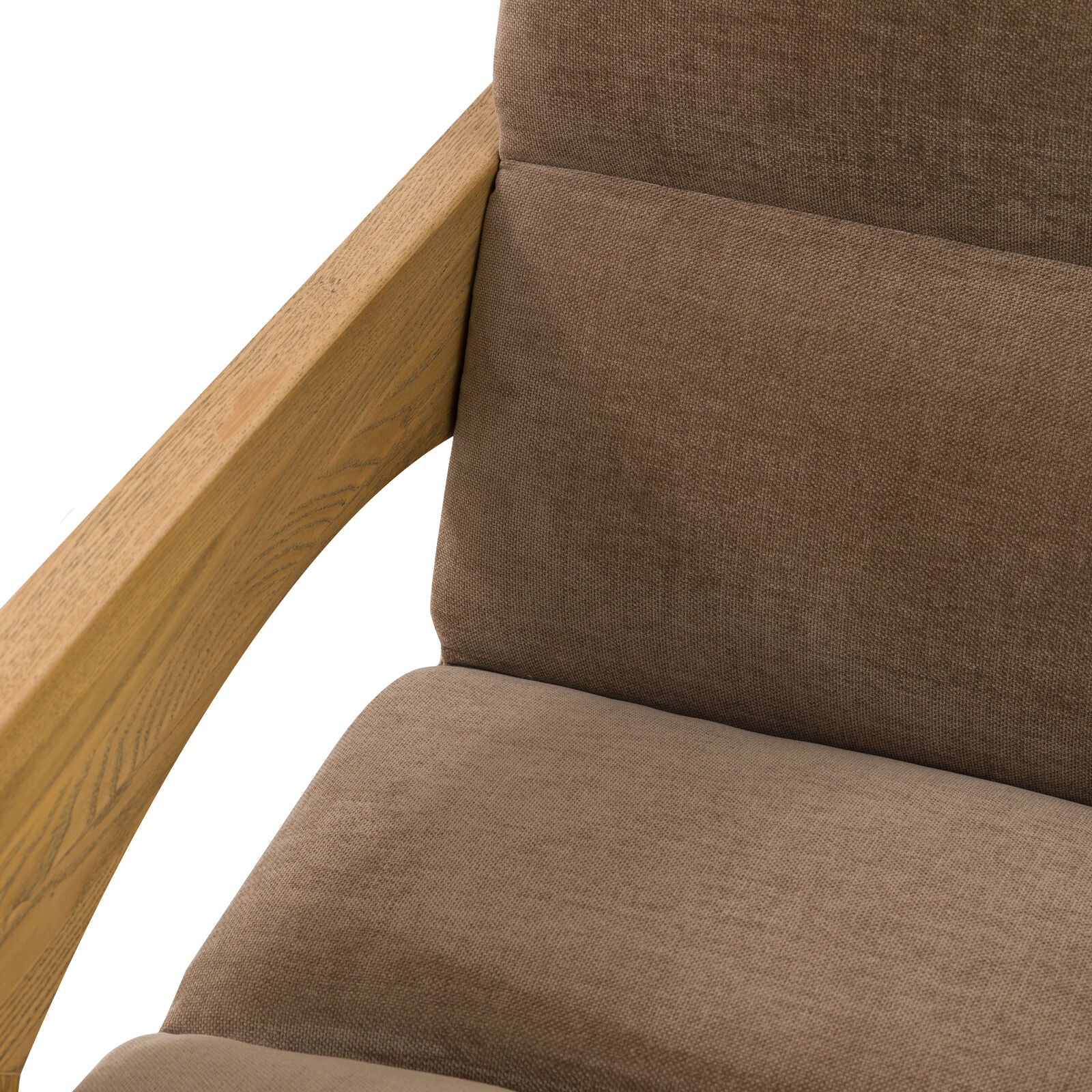 Marco Armchair in Verona Sepia Fabric | Bedroom & Reading Chair