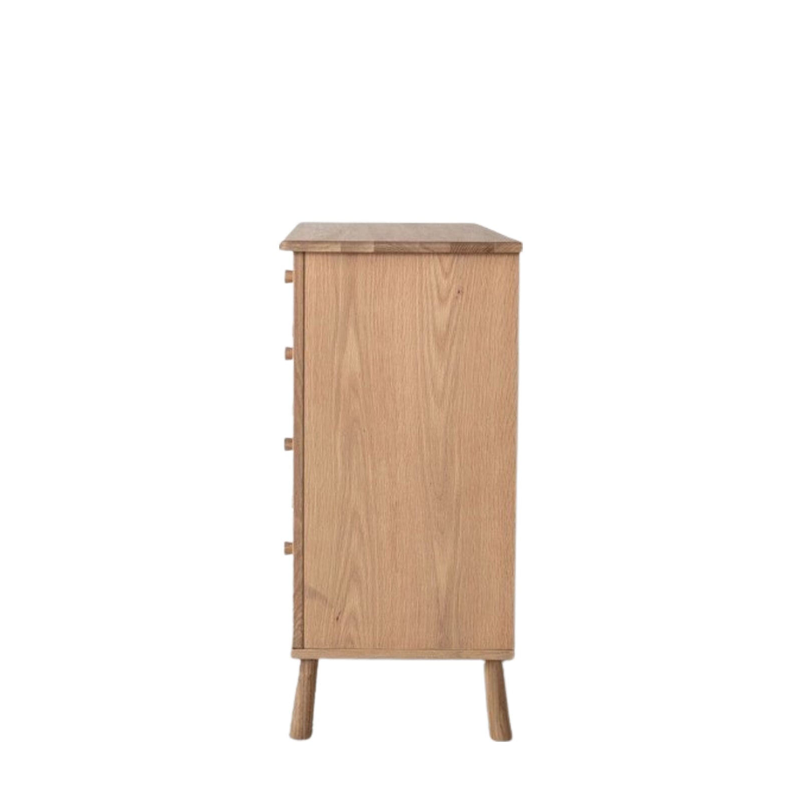 Axel Nordic style natural oak 5 drawer chest of drawers | malletandplane.com