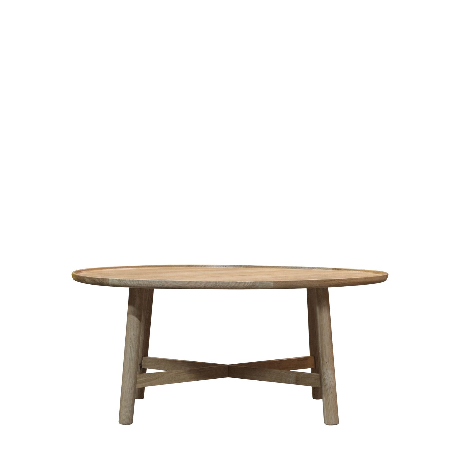 ALFIE Oak Round Coffee Table