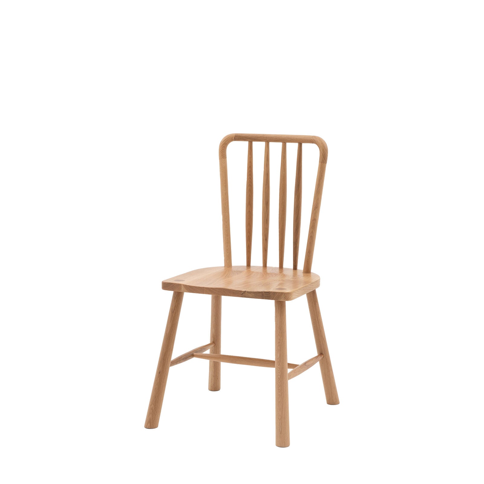 Axel set of 2 dining chairs in natural oak | malletandplane.com
