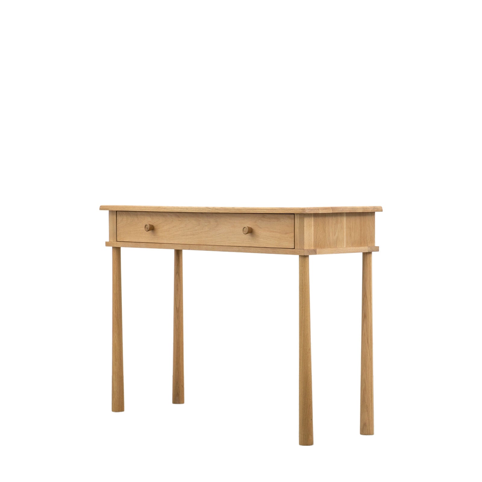 Axel natural oak 1 drawer dressing table | malletandplan.com