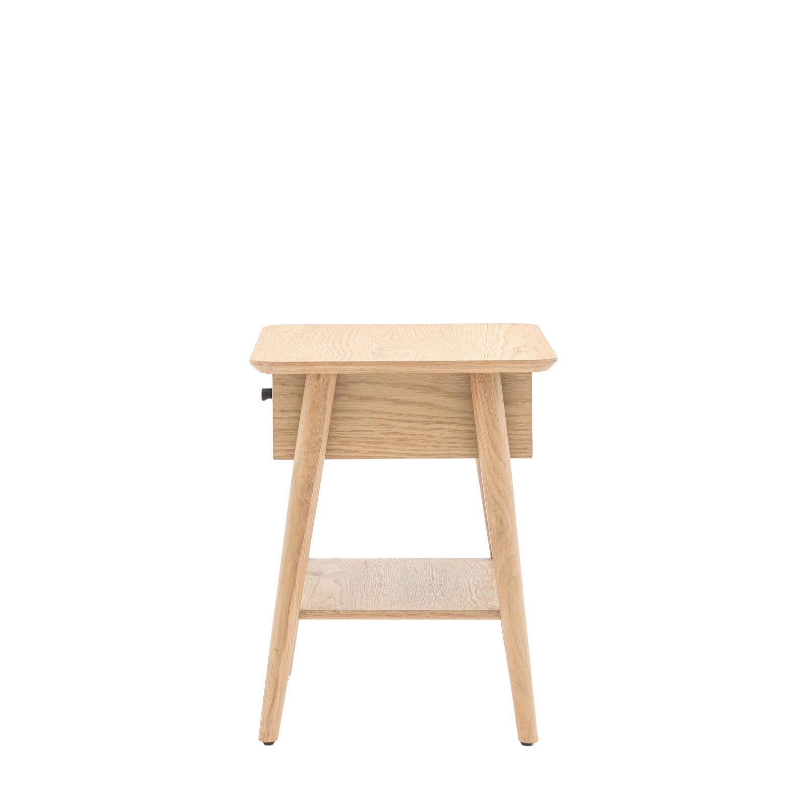 HATFIELD Oak Bedside Table — 1 Drawer | malletandplane.com
