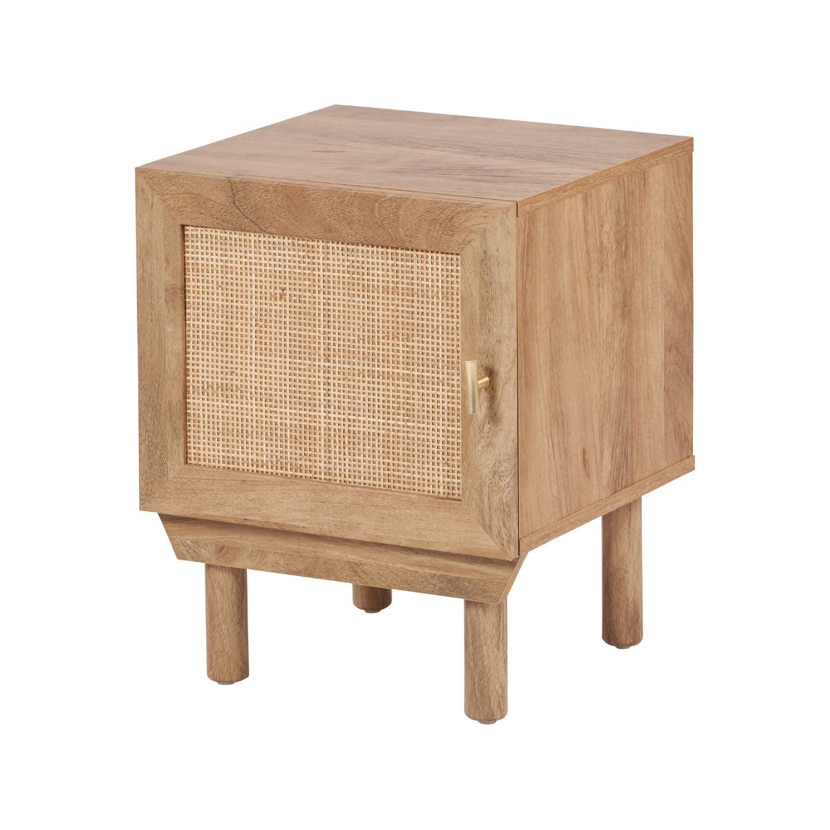 HENRIK Rattan Bedside Table – Compact Storage Unit