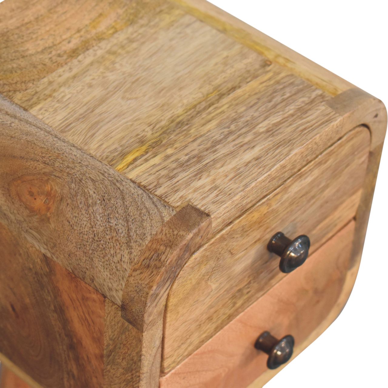 Modal 20cm Extra Narrow 2 Drawer Bedside Table