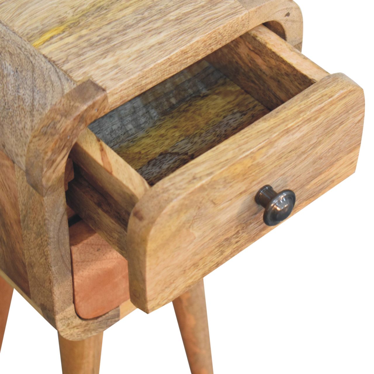Modal 20cm Extra Narrow 2 Drawer Bedside Table