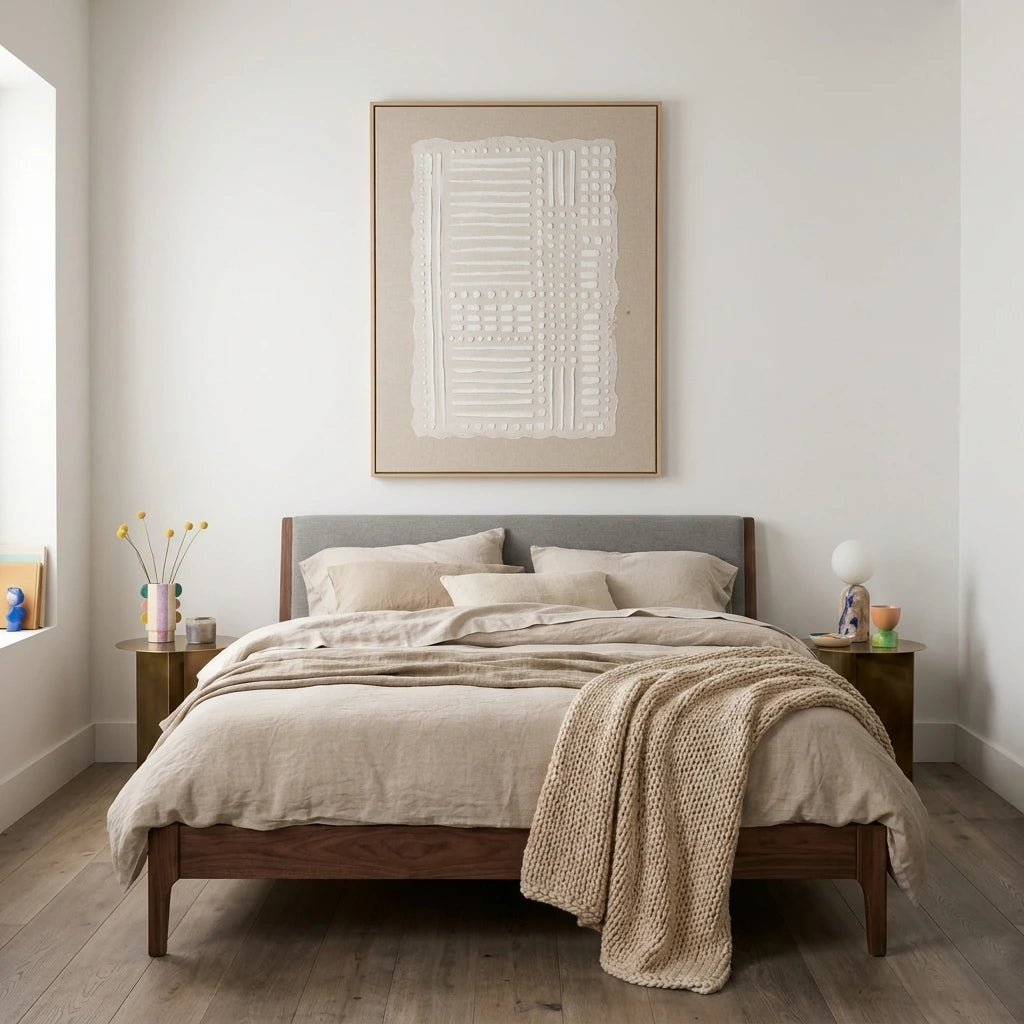 INDEX I Textured Abstract Canvas Wall Art 90 x 120cm