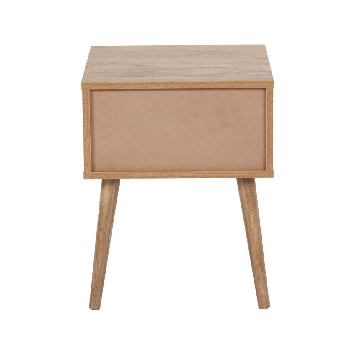 LARVIK Bedside Table with Drawer – Small Natural Wood