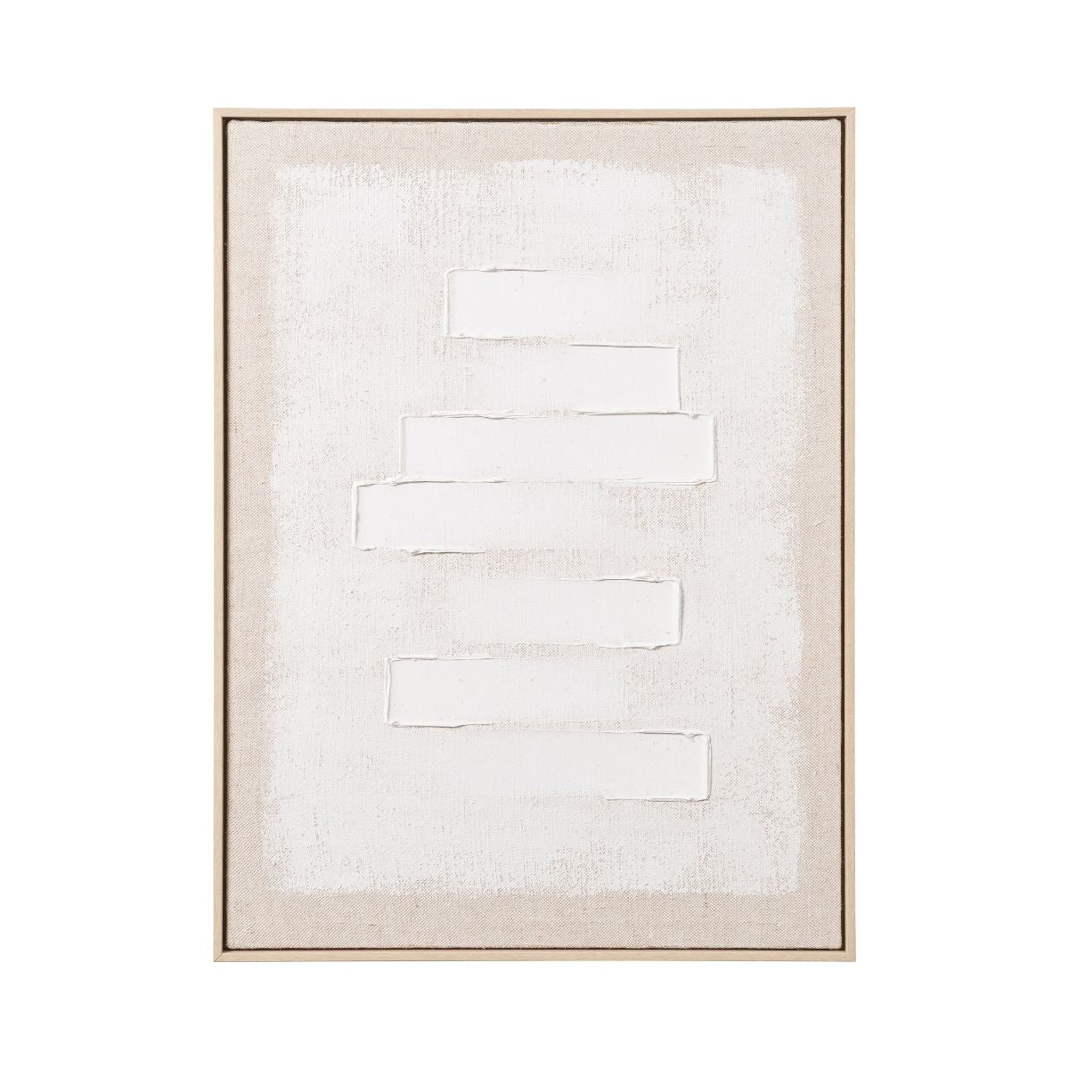 LAYER I Textured Neutral Canvas Wall Art 60x80cm 