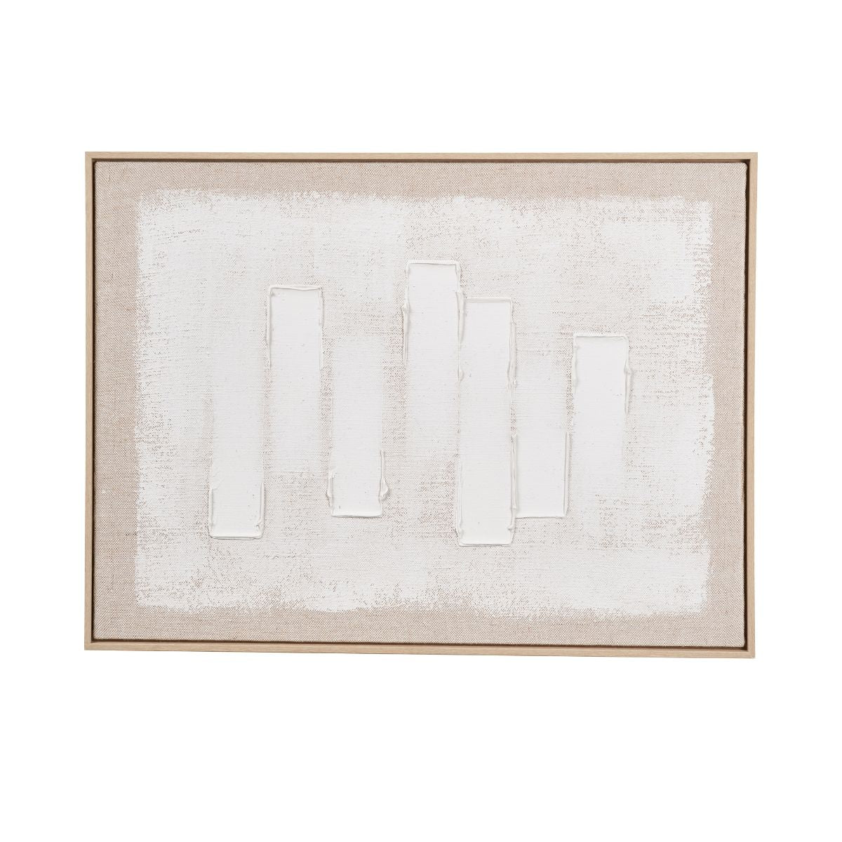 LAYER I Textured Neutral Canvas Wall Art 60x80cm 