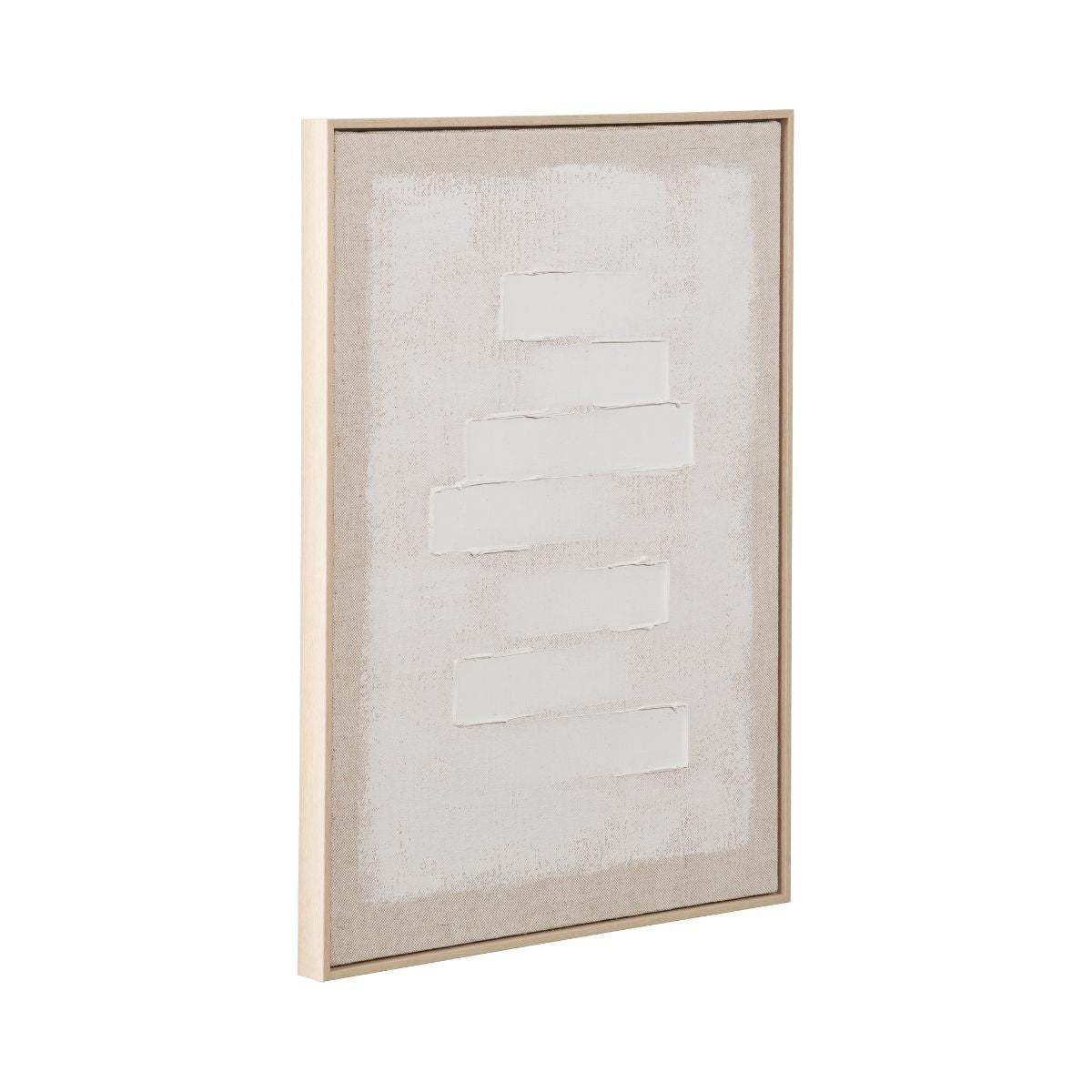 LAYER I Textured Neutral Canvas Wall Art 60x80cm 