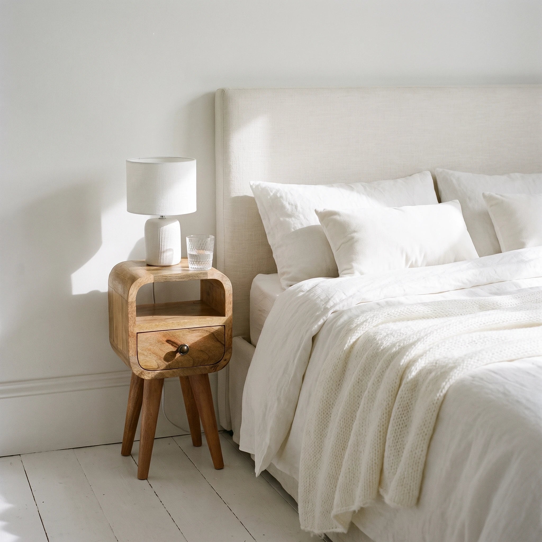 Modal 20cm Extra Narrow Bedside Table