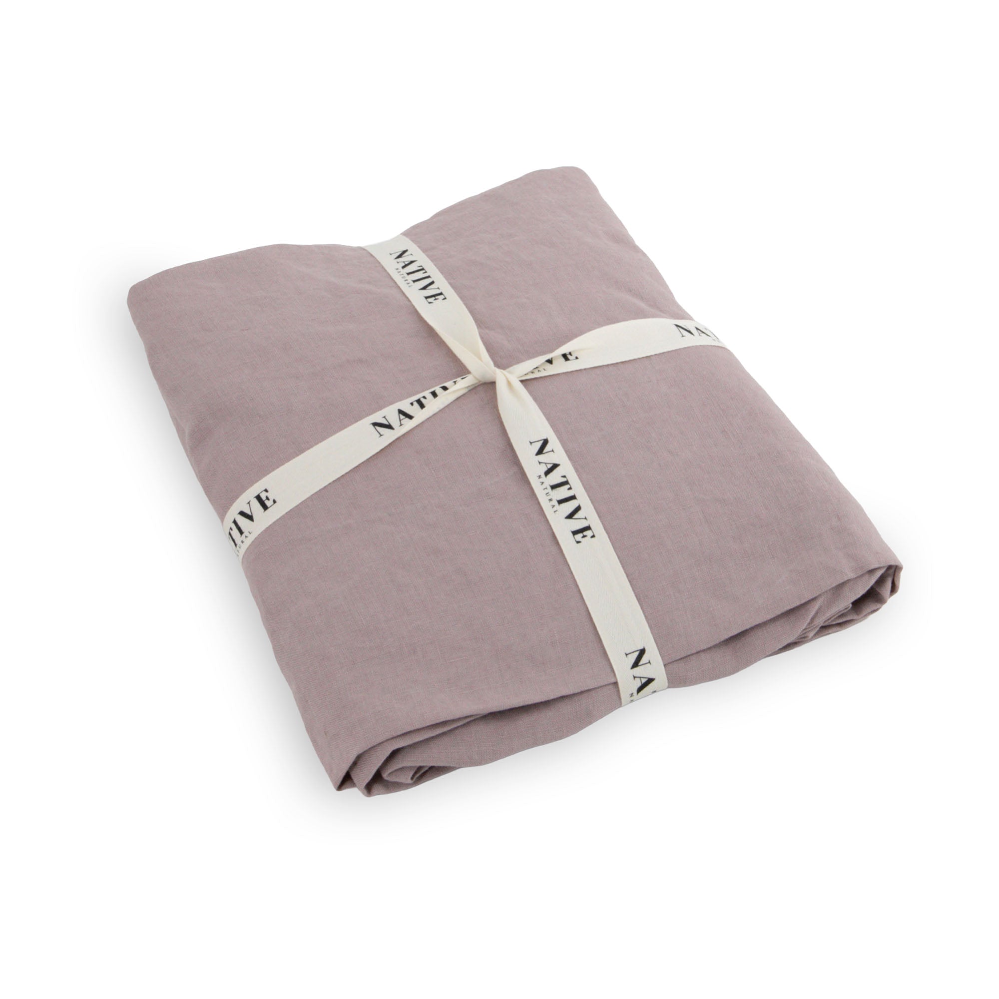 Native Linen Super King Duvet Cover - Blush | malletandplane.com