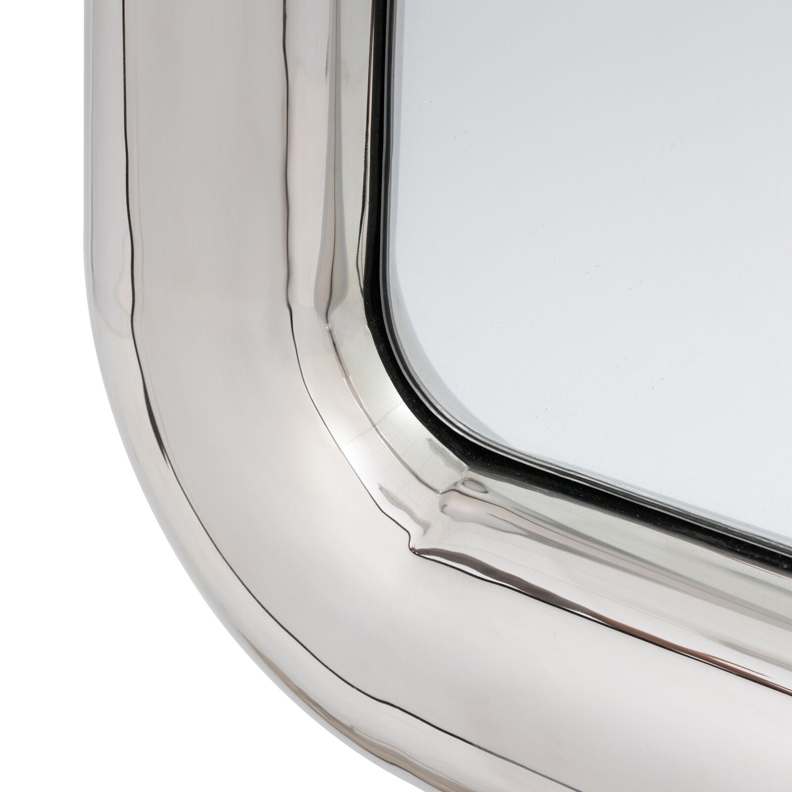 ORBIT Leaner Mirror – Chrome Frame Modern Floor Mirror | malletandplane.com