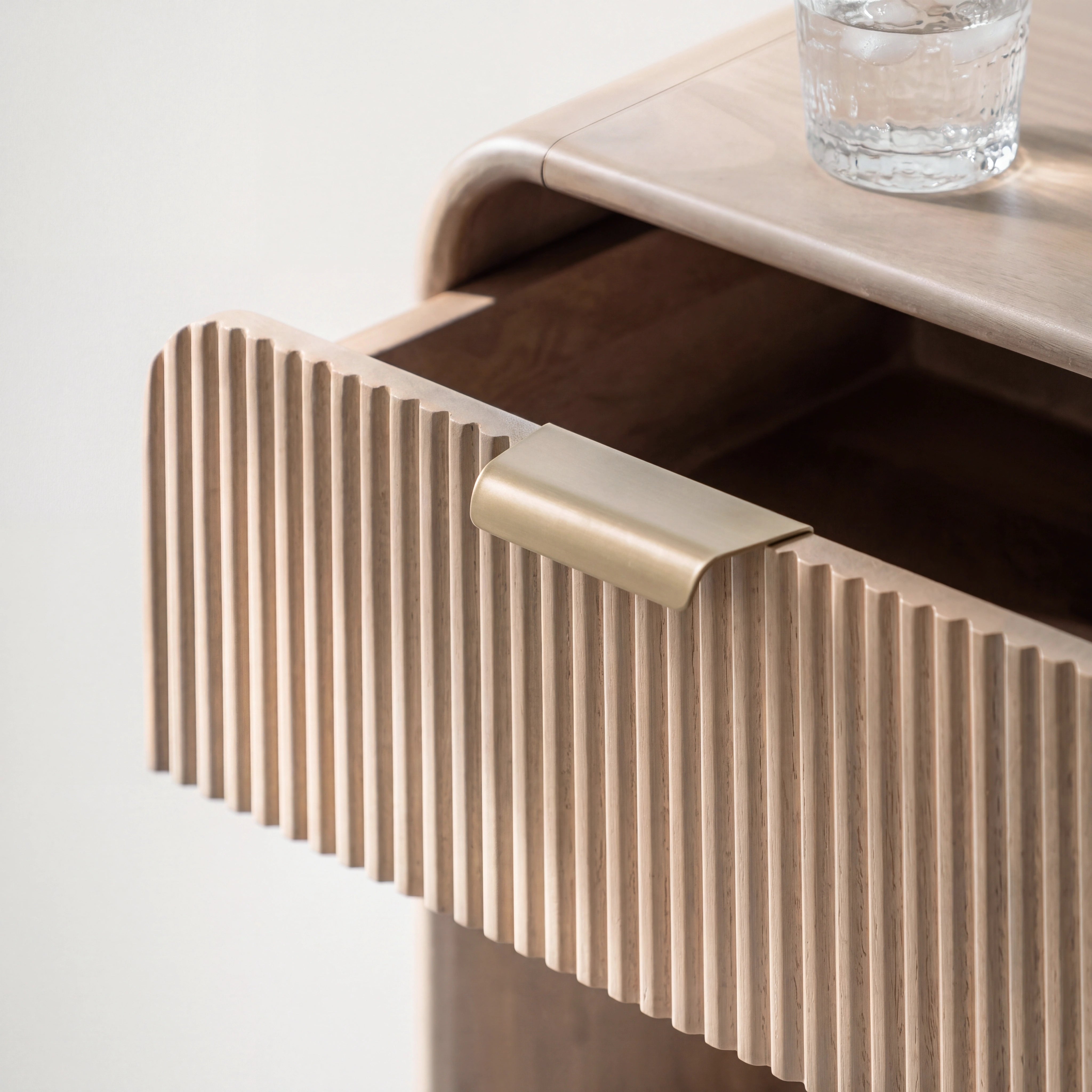 ROCCA Bedside Table | Solid Mango Wood Bedside with Drawer & Shelf