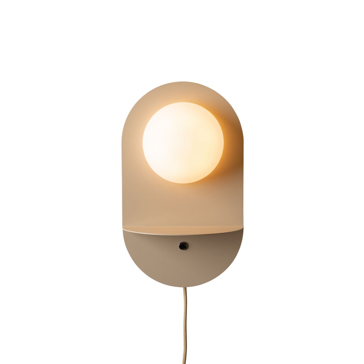 TOKYO Sand Wall Light with Shelf & USB Charger