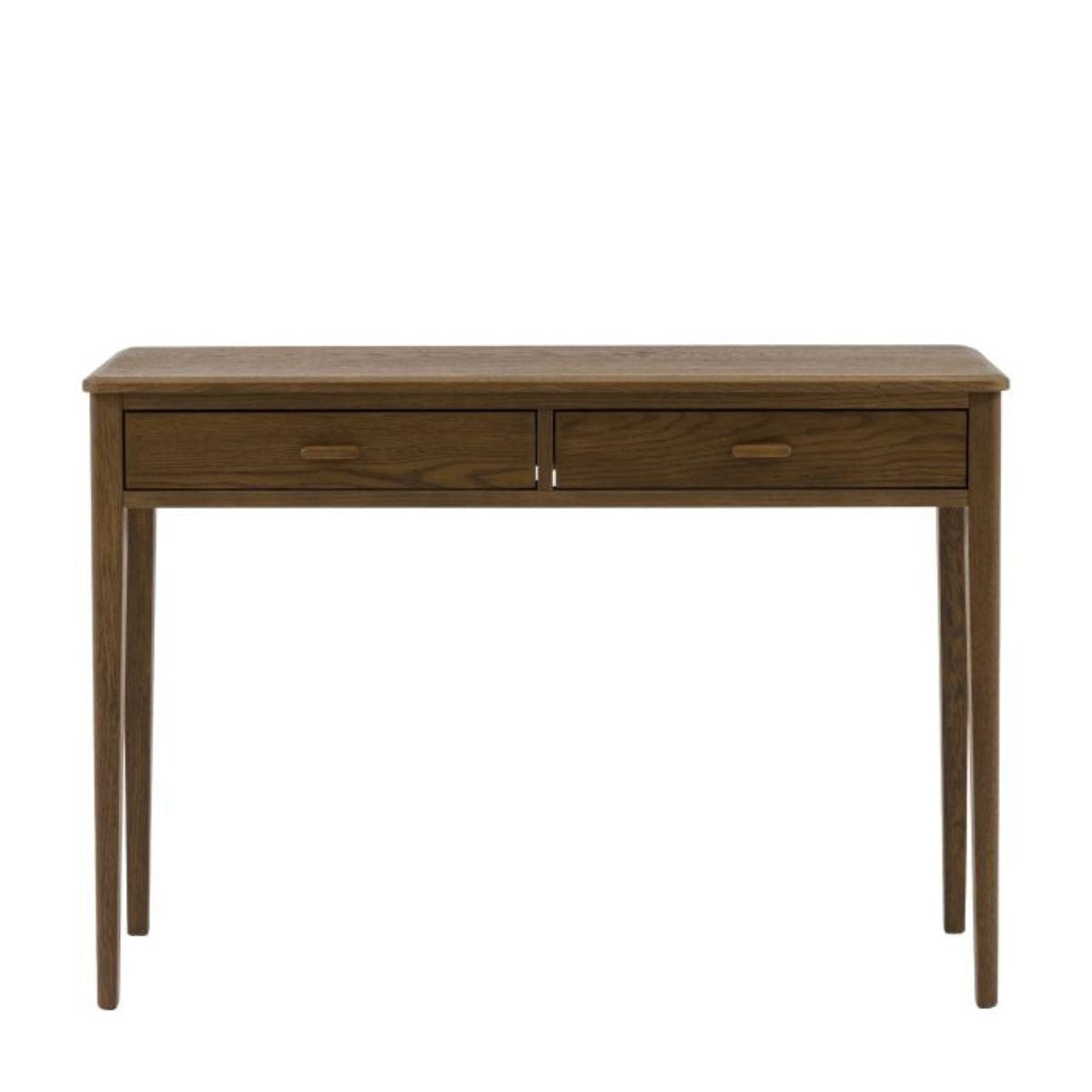 Torsten Walnut Console Table with 2 Drawers | malletandplane.com
