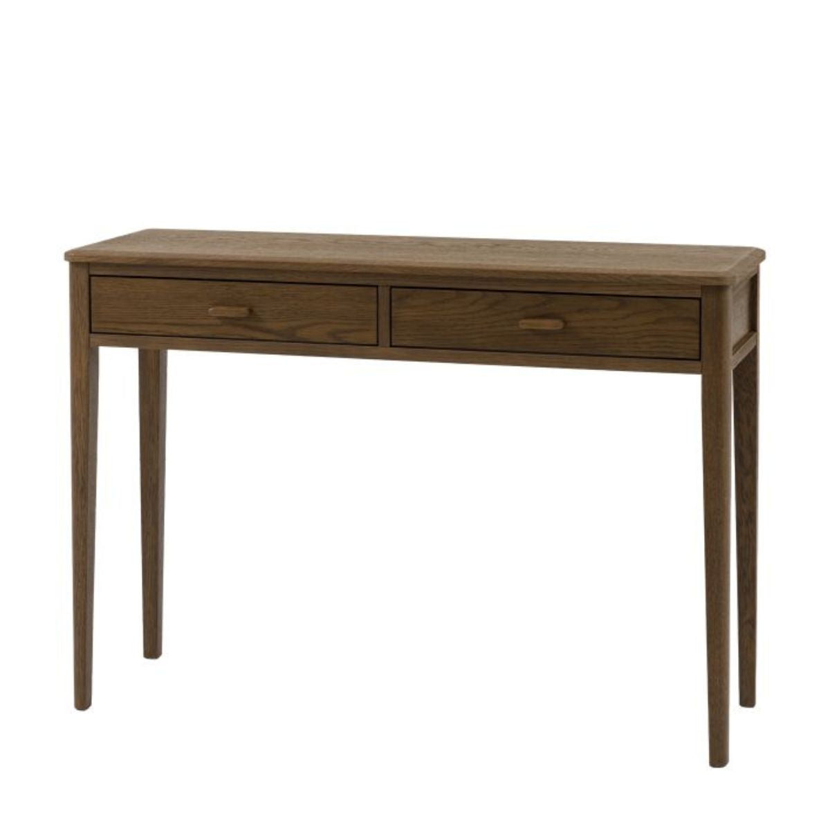 Torsten Walnut Console Table with 2 Drawers | malletandplane.com
