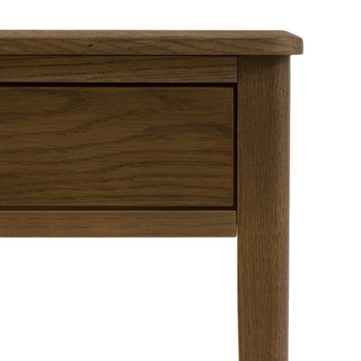 Torsten Walnut Console Table with 2 Drawers | malletandplane.com