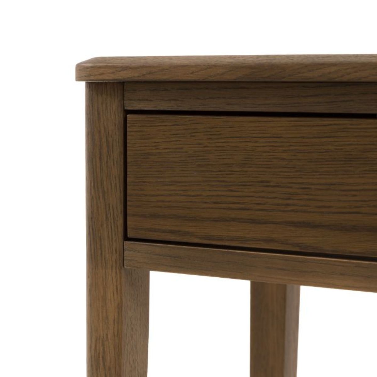 Torsten Walnut Console Table with 2 Drawers | malletandplane.com
