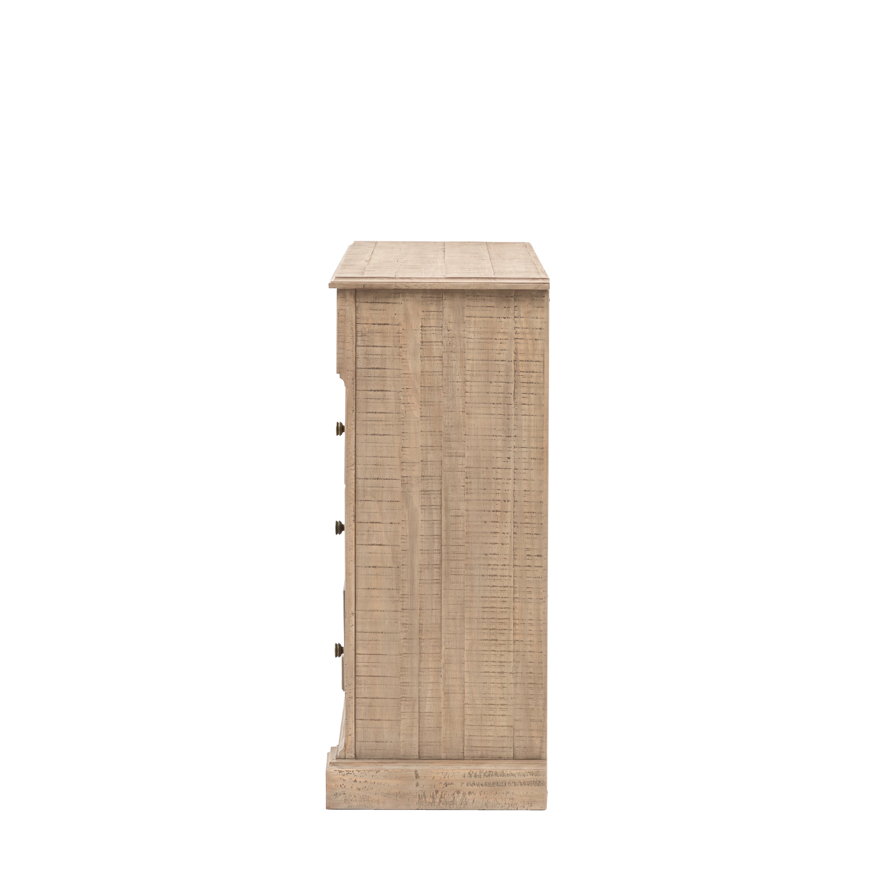 BROMLEY Natural 5 Drawer Chest of Drawers - detail and lifestyle view 6