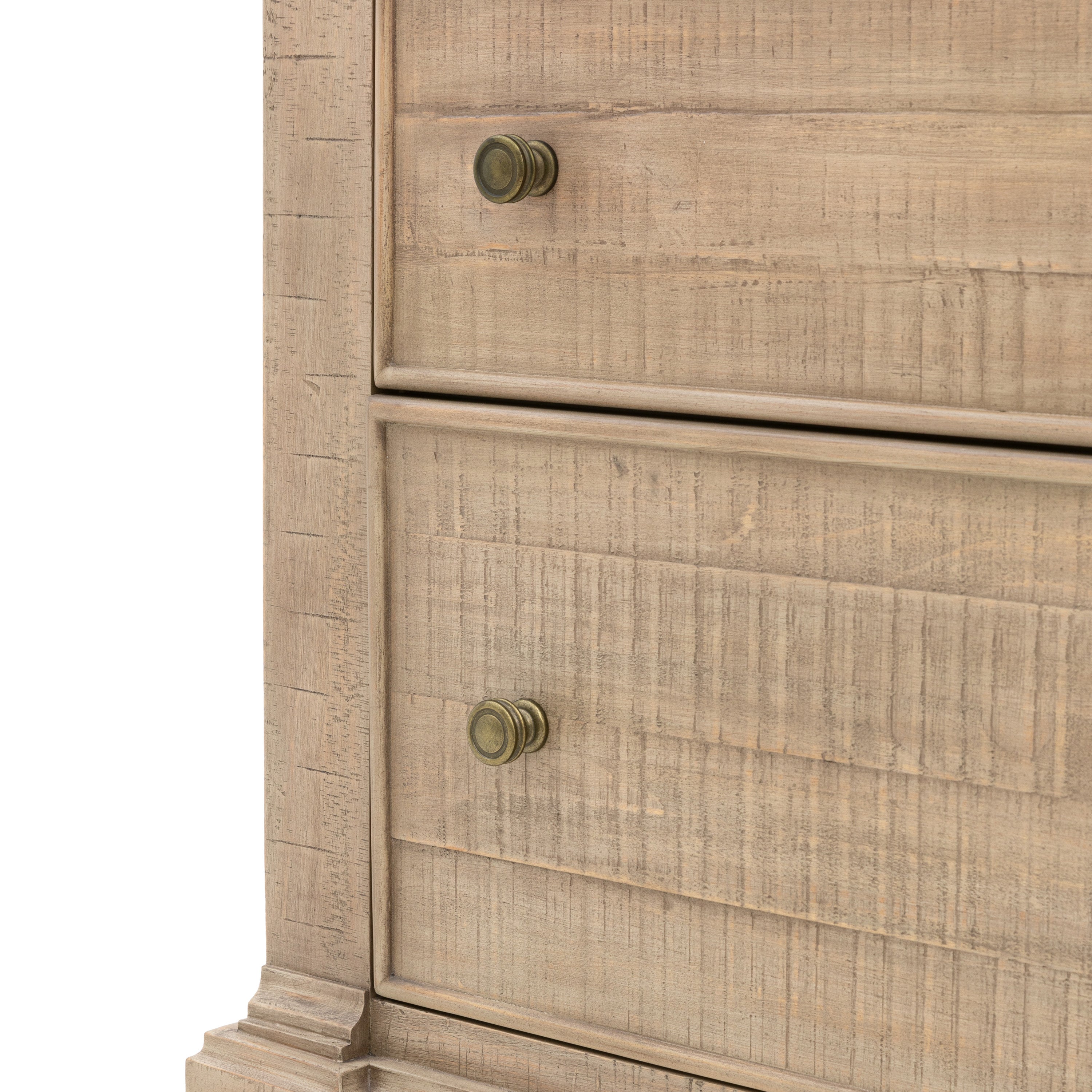 BROMLEY Natural 5 Drawer Chest of Drawers - detail and lifestyle view 9