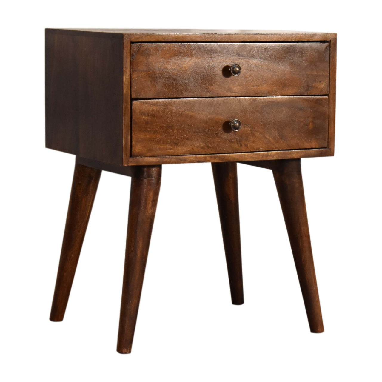 Nightstand with store deep drawers