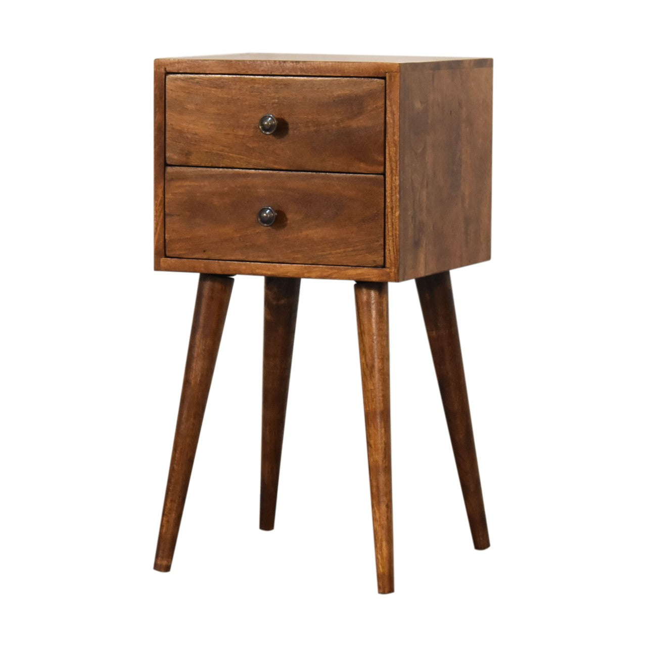 Mini Blake 2 Drawer Small Bedside Table